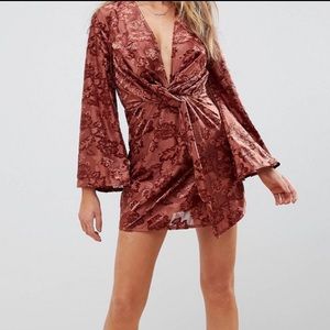 Missguided Twist Front Dress